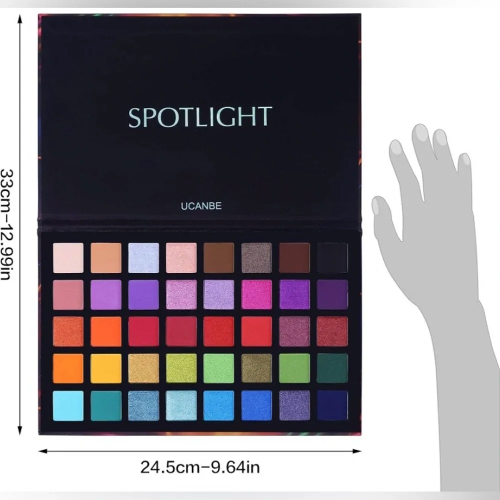 Spotlight 40 Eyeshadow Palette Professional Matte Shimmer Powder Waterproof-NWT